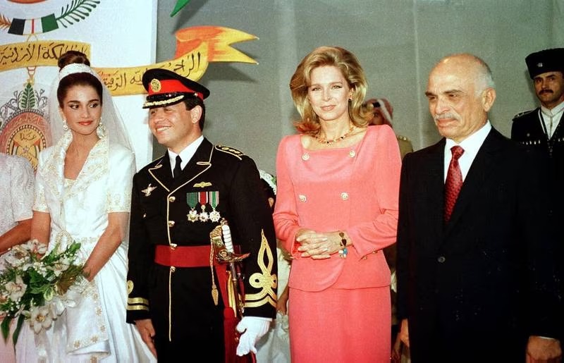 الملك عبد الله الثاني ملك الأردن والملكة رانيا